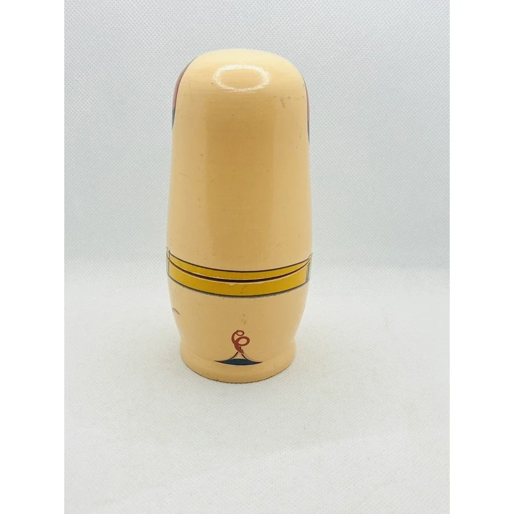 4 Piece Wooden Russian Nesting Dolls Cute Dogs‎ Theme Set of 4